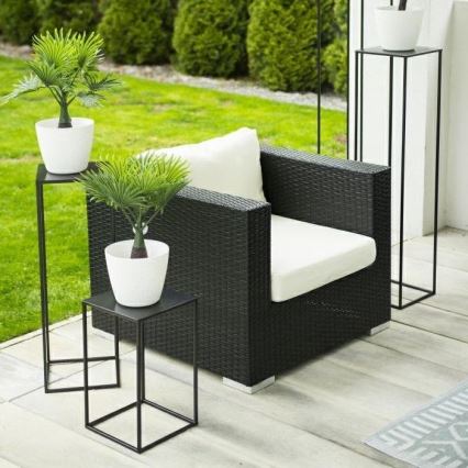 Blomstativ 70x24 cm sort