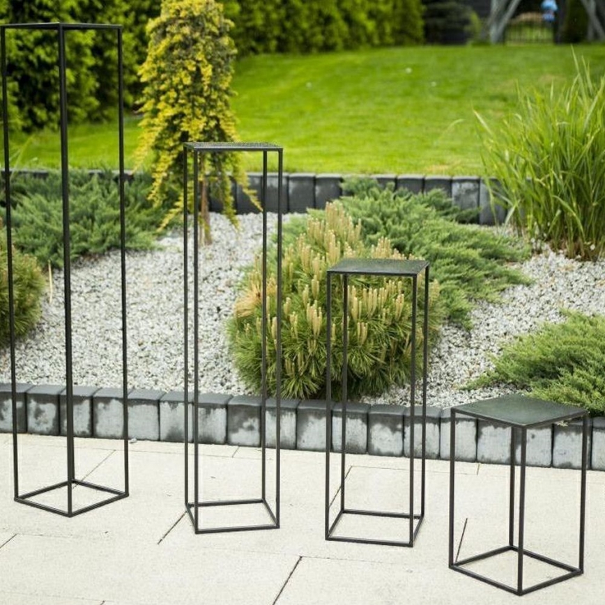 Blomstativ 70x24 cm sort