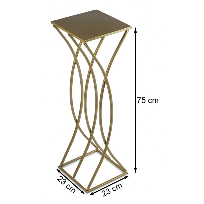 Blomstativ 75x23 cm i guld