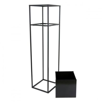Blomstativ 90x24 cm sort
