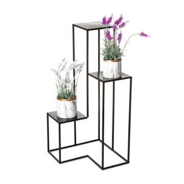 Blomstativ KASKADA 85x40 cm sort