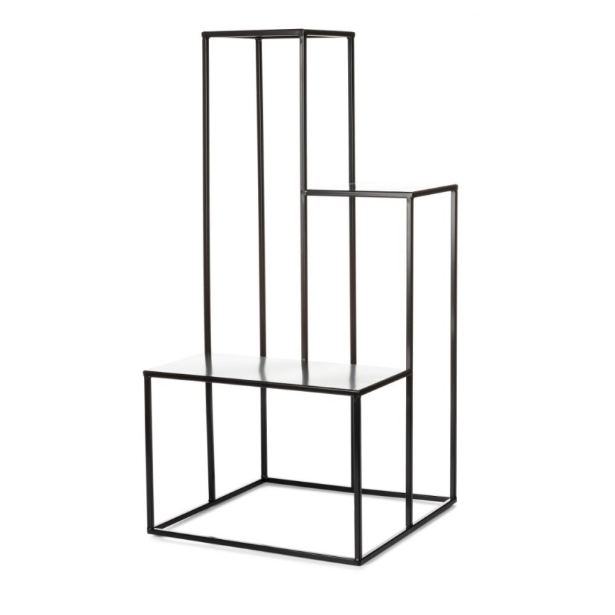 Blomstativ KASKADA 85x40 cm sort