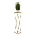 Blomstativ LOFT 100x24 cm guld/brun
