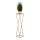 Blomstativ LOFT 100x24 cm guld/brun