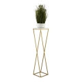 Blomstativ LOFT 100x24 cm guld/hvid