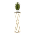 Blomstativ LOFT 100x24 cm guld/sort