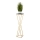 Blomstativ LOFT 100x24 cm guld/sort