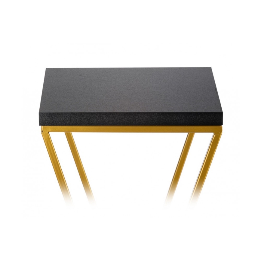 Blomstativ LOFT 100x24 cm guld/sort