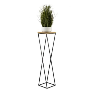 Blomstativ LOFT 100x24 cm sort/brun