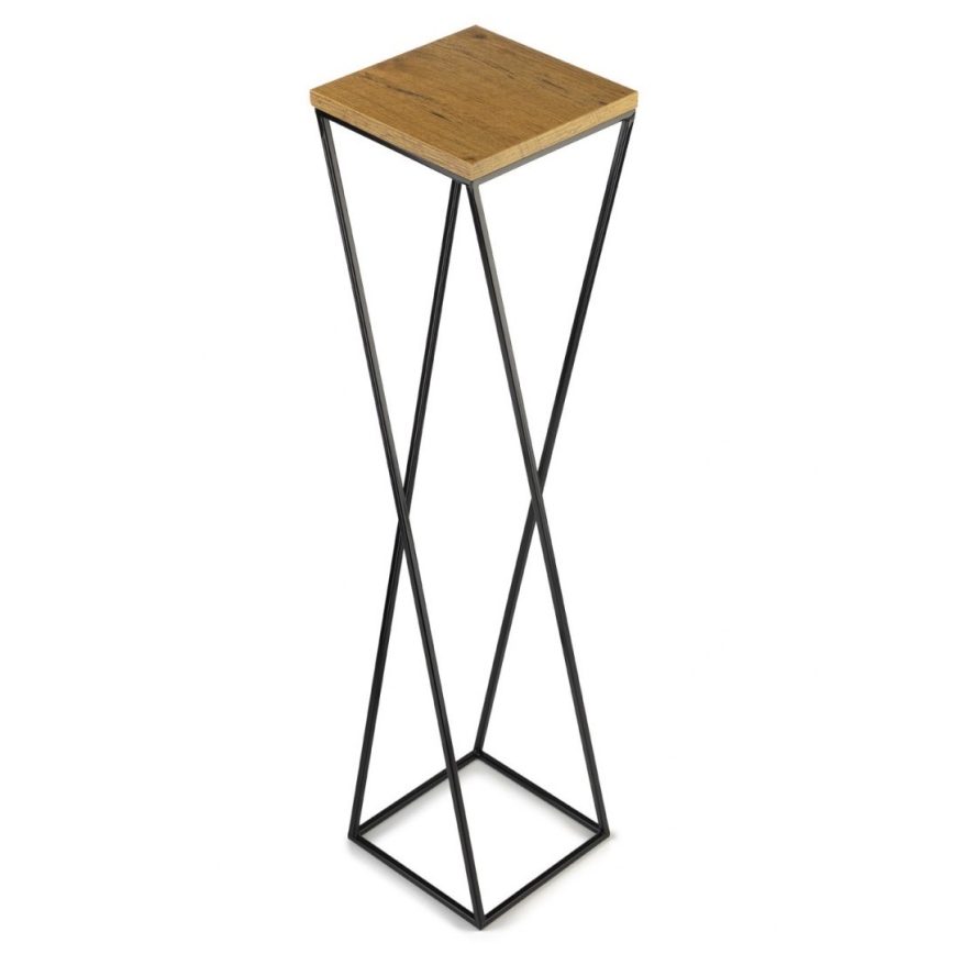 Blomstativ LOFT 100x24 cm sort/brun