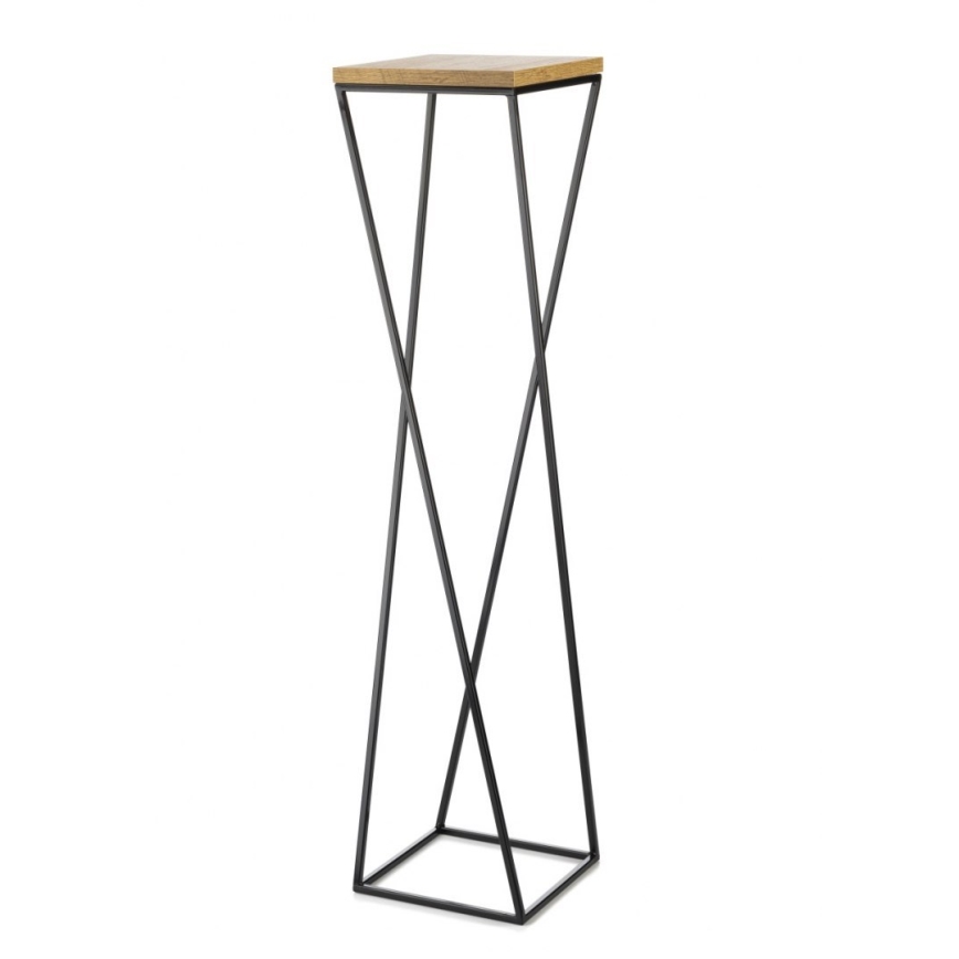 Blomstativ LOFT 100x24 cm sort/brun