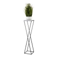 Blomstativ LOFT 100x24 cm sort/hvid
