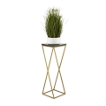 Blomstativ LOFT 70x24 cm guld/sort