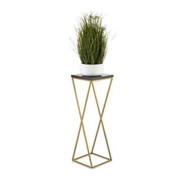 Blomstativ LOFT 70x24 cm guld/sort