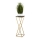 Blomstativ LOFT 70x24 cm guld/sort