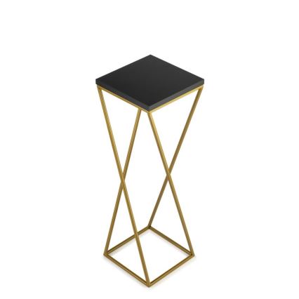 Blomstativ LOFT 70x24 cm guld/sort