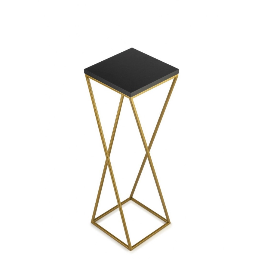 Blomstativ LOFT 70x24 cm guld/sort