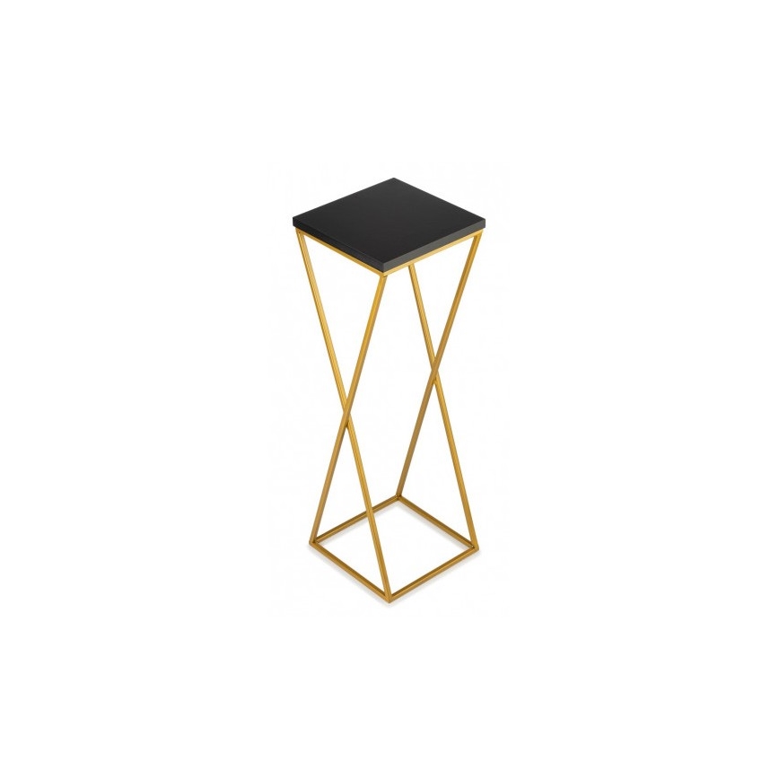 Blomstativ LOFT 70x24 cm guld/sort
