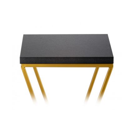 Blomstativ LOFT 70x24 cm guld/sort