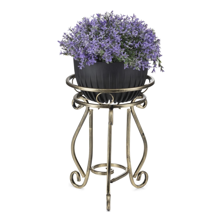 Blomsterkrukke 37x29 cm guldfarvet