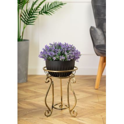 Blomsterkrukke 37x29 cm guldfarvet