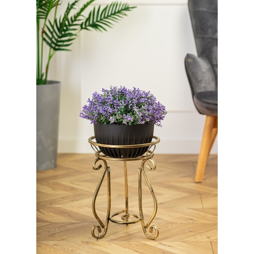 Blomsterkrukke 37x29 cm guldfarvet