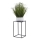 Blomsterkrukke 40x24 cm antracit