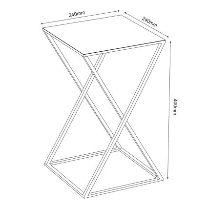 Blomsterkrukke 40x24 см sort