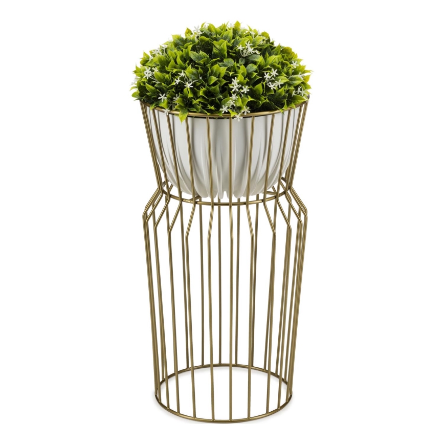 Blomsterkrukke 50x26 cm guldfarvet