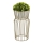 Blomsterkrukke 50x26 cm guldfarvet