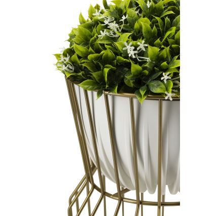 Blomsterkrukke 50x26 cm guldfarvet