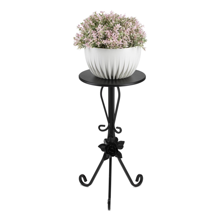 Blomsterkrukke 55x33 cm sort