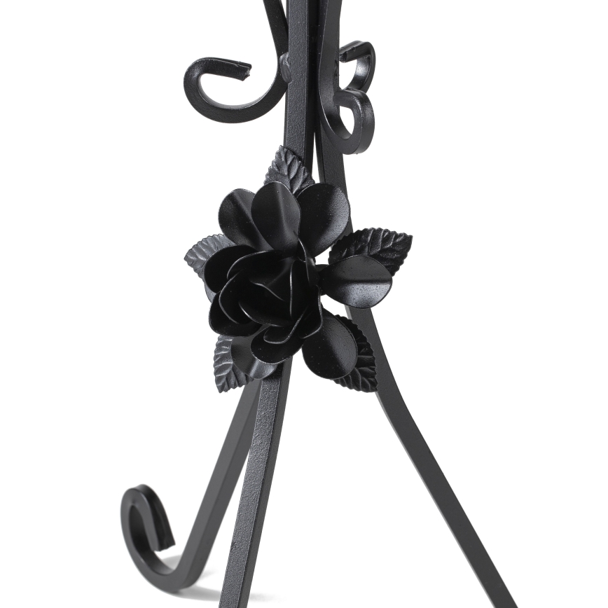 Blomsterkrukke 55x33 cm sort