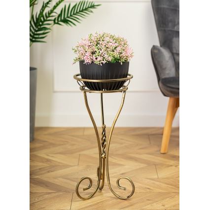 Blomsterkrukke 60x28 cm guldfarvet