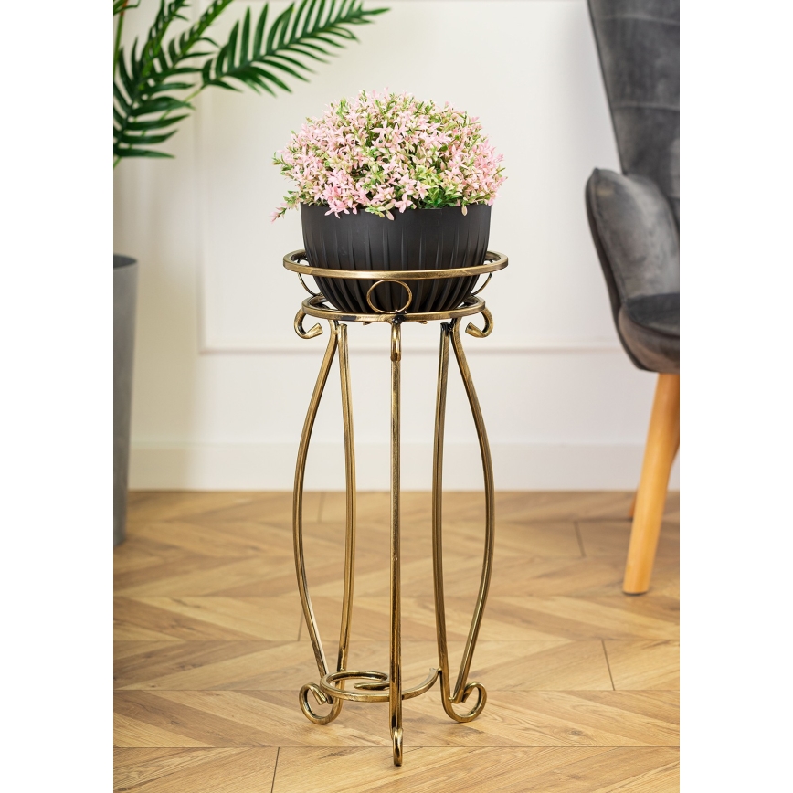 Blomsterkrukke 62x28 cm guldfarvet