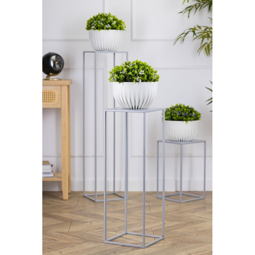 Blomsterkrukke 70x24 cm grå