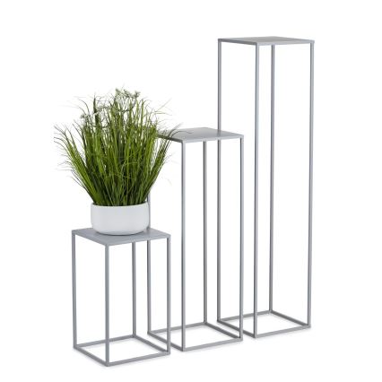 Blomsterkrukke 70x24 cm grå