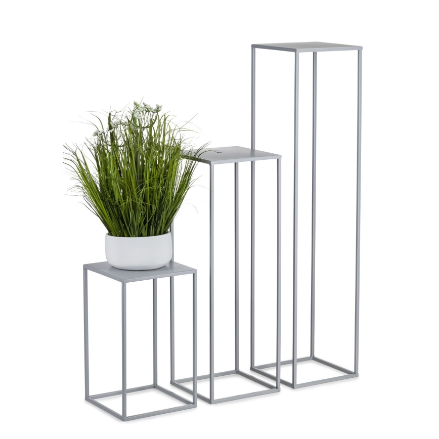 Blomsterkrukke 70x24 cm grå