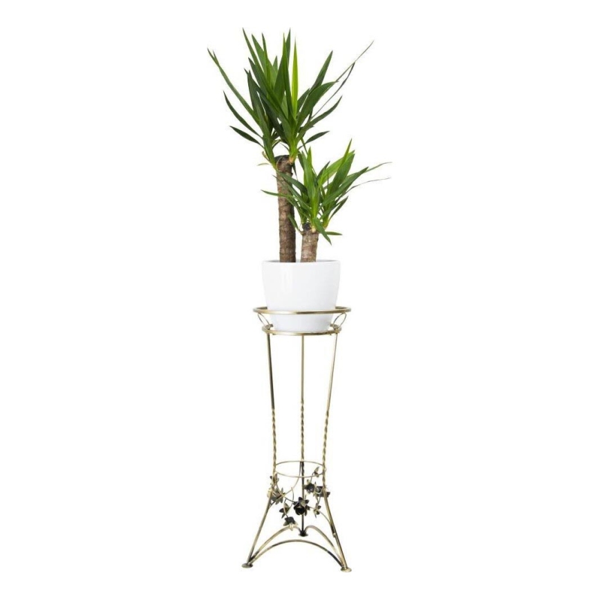 Blomsterkrukke 72x28 cm guldfarvet