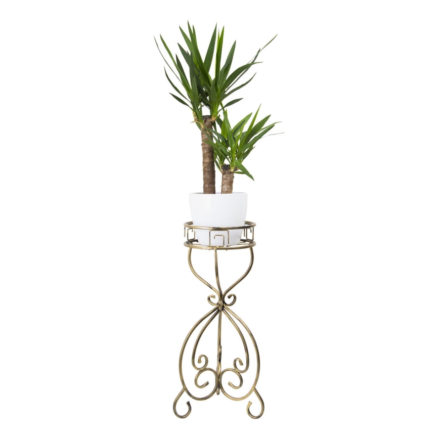 Blomsterkrukke 76x32 cm guldfarvet