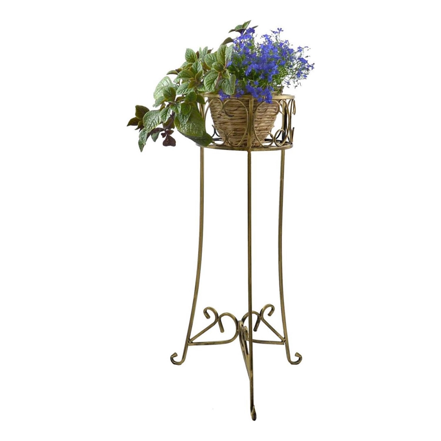 Blomsterkrukke 88x28 cm guldfarvet