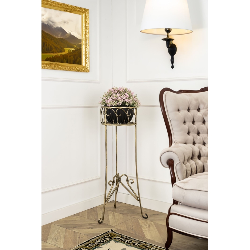 Blomsterkrukke 88x28 cm guldfarvet