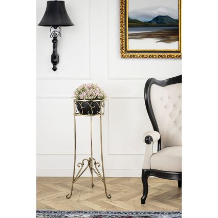 Blomsterkrukke 88x28 cm guldfarvet