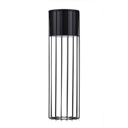 Blomsterkrukke metal LOFT 70x20 cm sort