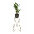 Blomsterpotteholder TRIANGL 90x50 cm guld
