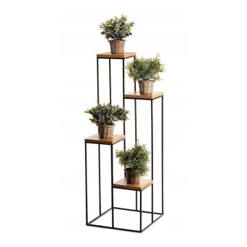 Blomsterstander 110x40 cm sort/brun