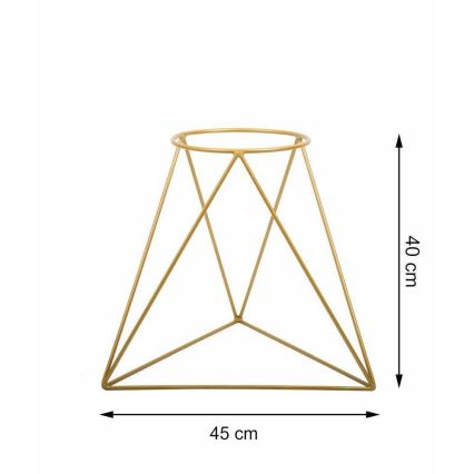 Blomsterpotteholder TRIANGL 40x45 cm i guld