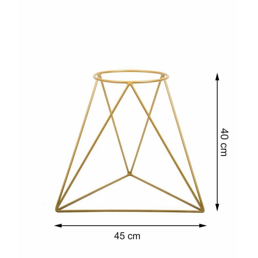 Blomsterpotteholder TRIANGL 40x45 cm i guld