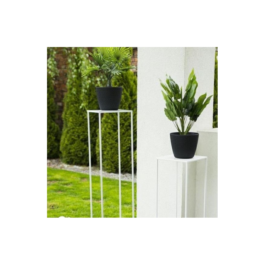 Blomsterstativ 100x24 cm hvid