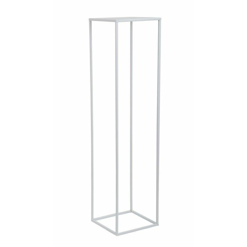 Blomsterstativ 100x24 cm hvid